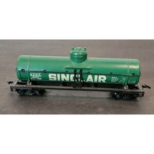 Vintage Marx Sinclair Tank Tanker #3827 HO Scale Model Railroad  Green Train